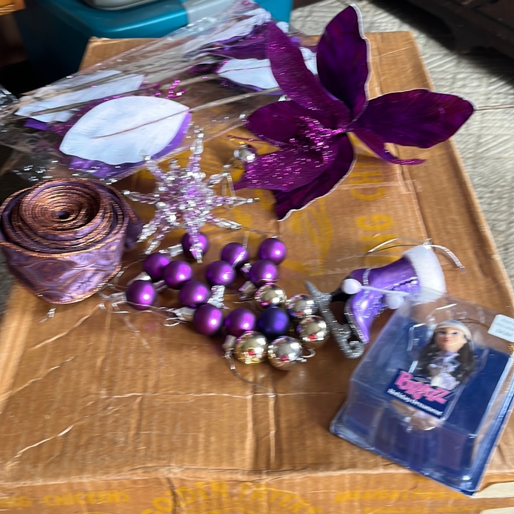 Purple Christmas lot
